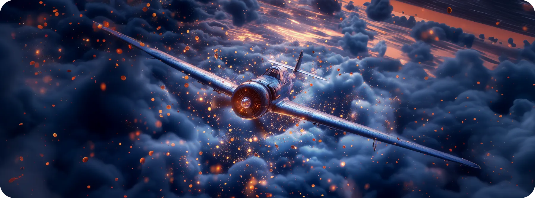 plane in the sky