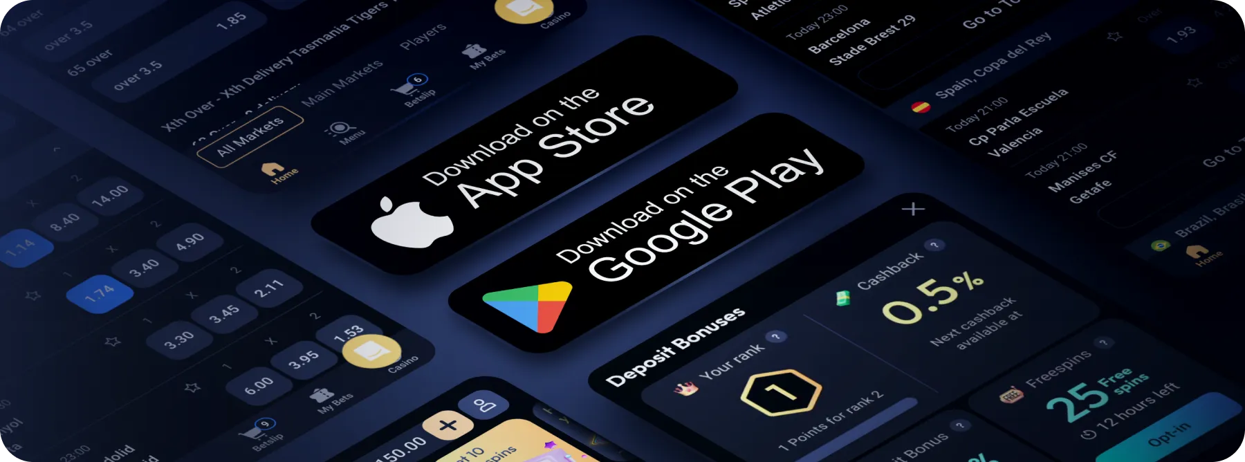 app store and google play