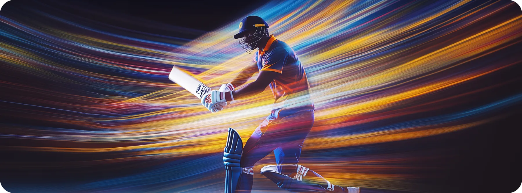 cricketer in action