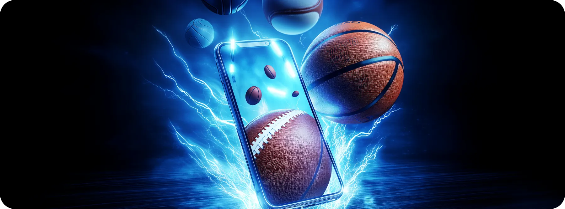 phone and sport items